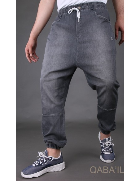 Saroual Jeans Stretch Grey -Qaba'il