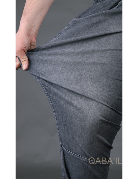 Saroual Jeans Stretch Grey -Qaba'il