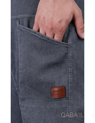 Saroual Jeans Stretch Grey -Qaba'il