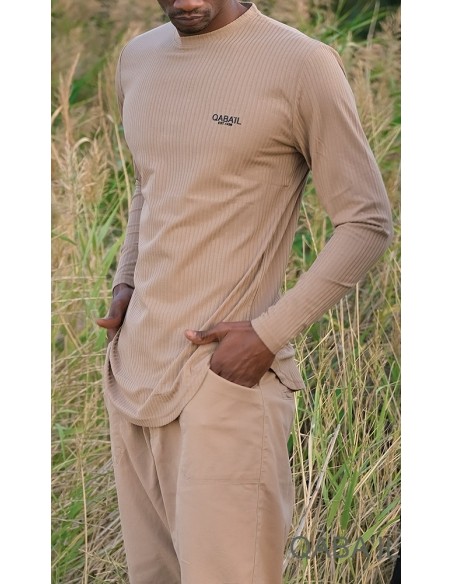 Level Beige-Qabail Lightweight Sweater
