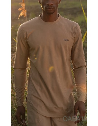 Level Beige-Qabail Lightweight Sweater