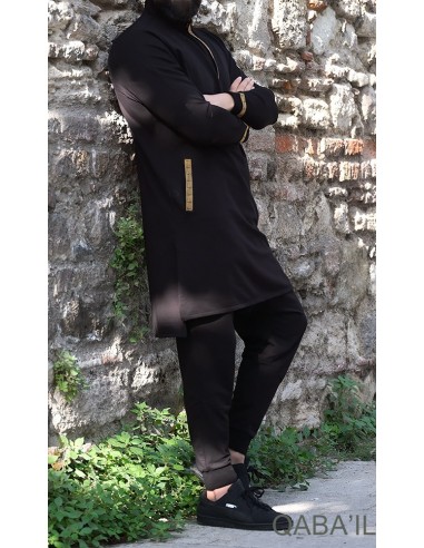 Eminence Korte Qamis Zwart/Zilver-Qaba'il