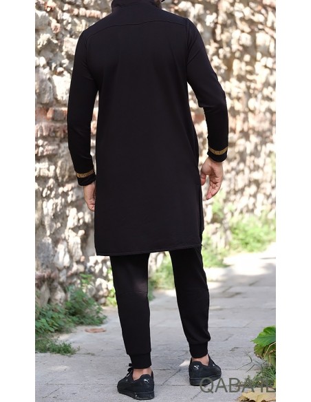 Eminence Short Qamis Black/Silver-Qaba'il