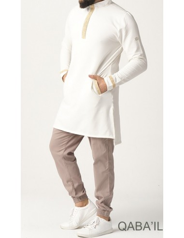 Kurzer Qamis Eminenz Ecru-Qaba'il