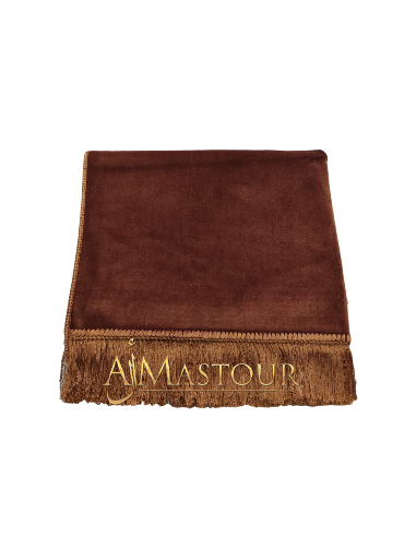 Hoogwaardige bruine gebedsmat