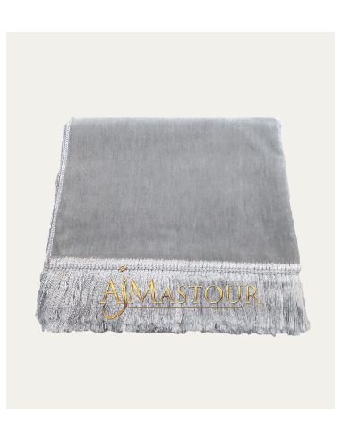 Hoogwaardige gebedsmat lichtgrijs