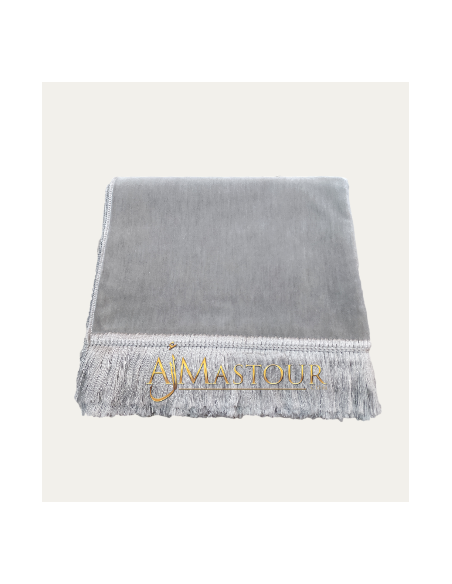 Hoogwaardige gebedsmat lichtgrijs