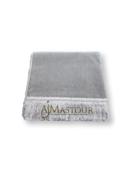 Hoogwaardige gebedsmat lichtgrijs