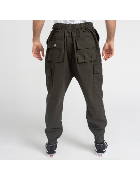 Saroual Cargo jeans kaki-Dc