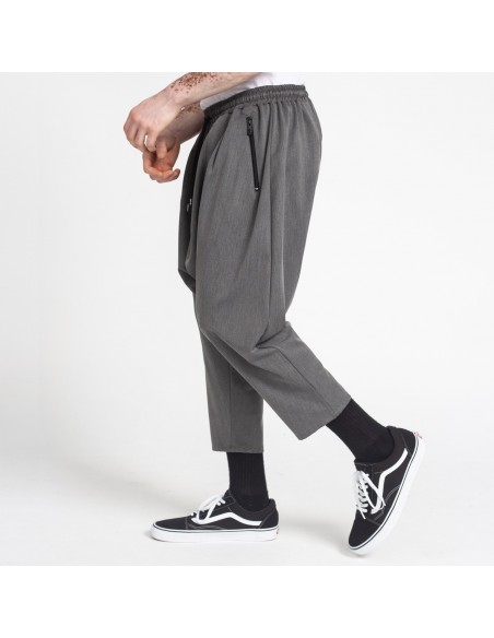 Klassische graue Sarouel Dc-Jeans