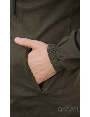 Kameron Stretch Sweat-shirt Kaki-Qaba'il