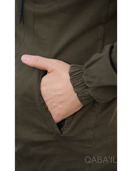 Kameron Stretch Sweat-shirt Kaki-Qaba'il