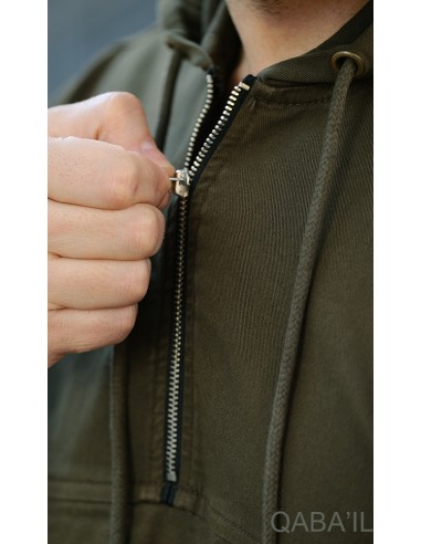 Kameron Stretch Sweat-shirt Kaki-Qaba'il