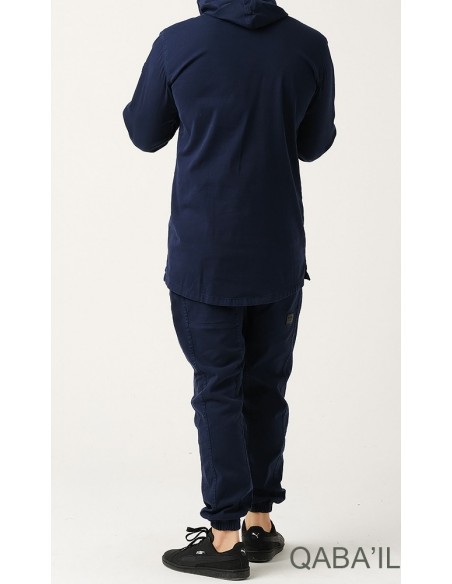 Kameron Stretch Sweat Blauw-Qaba'il