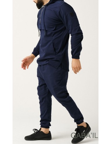 Kameron Stretch Sweat Blauw-Qaba'il