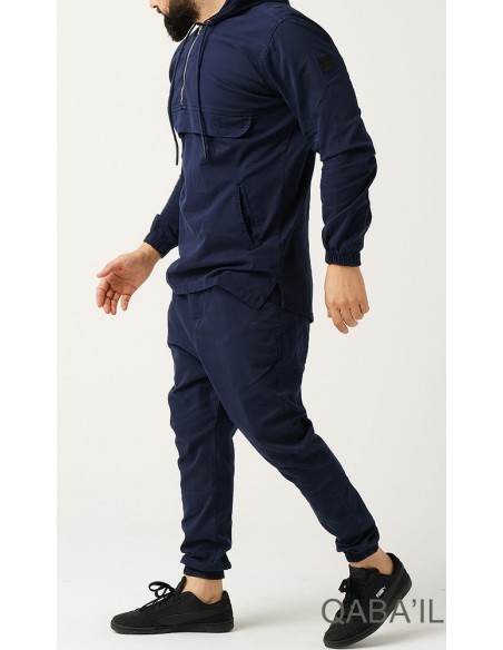 Kameron Stretch Sweat Blauw-Qaba'il