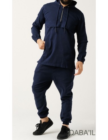 Kameron Stretch Sweat Blauw-Qaba'il