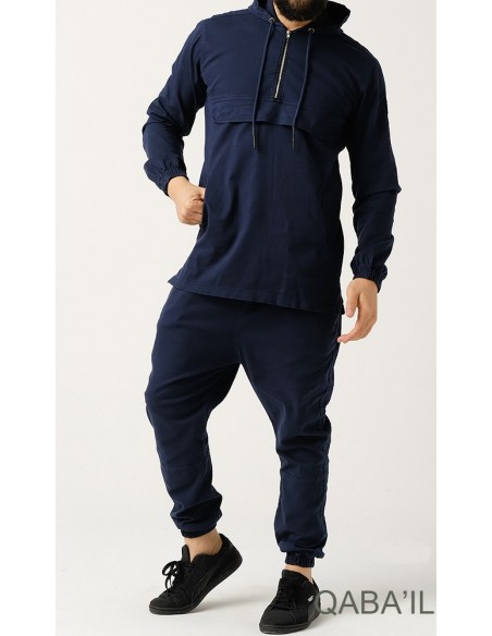 Kameron Stretch Sweat Blauw-Qaba'il