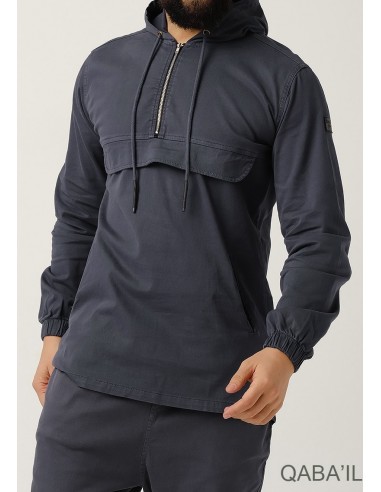 Sweatshirt Kameron Stretch Anthrazit-Qaba'il