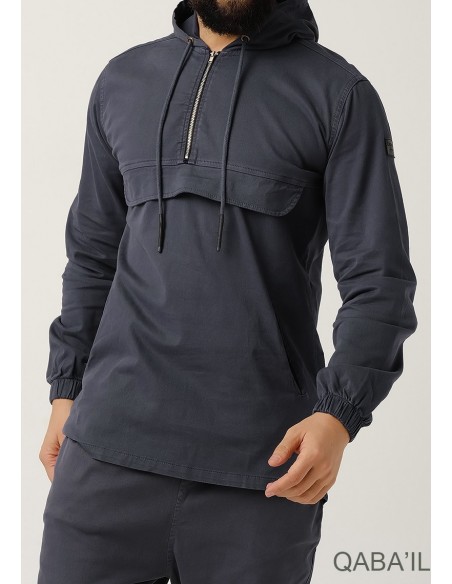 Sweatshirt Kameron Stretch Anthrazit-Qaba'il
