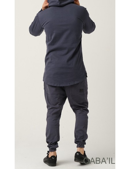 Sweatshirt Kameron Stretch Anthrazit-Qaba'il