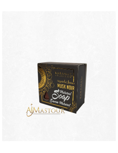 Muskus zwarte zeep-Karamat collectie