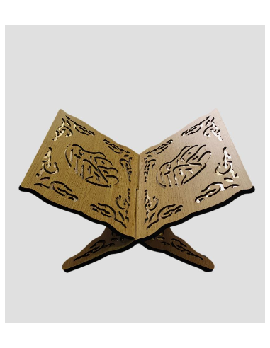 Beige gesneden houten Koran deur