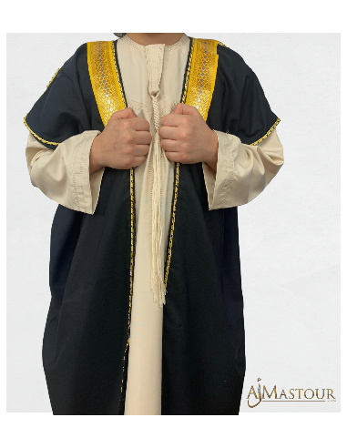 Bisht Kind Schwarz