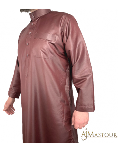 Saoedische Qamis Bordeaux