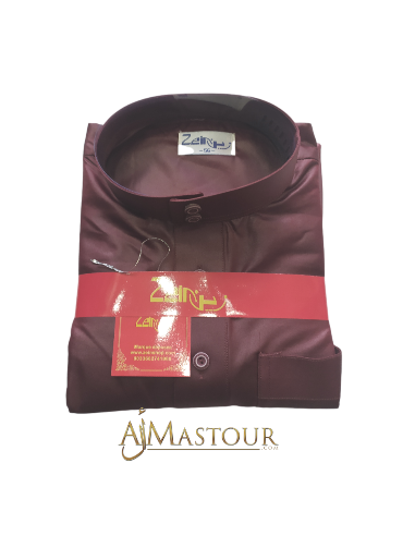 Saoedische Qamis Bordeaux