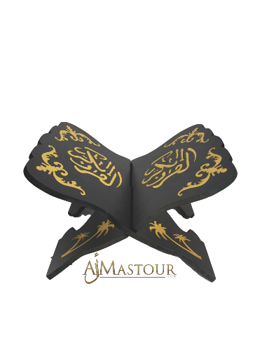 Koran etui zwart/goud