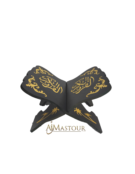 Koran etui zwart/goud