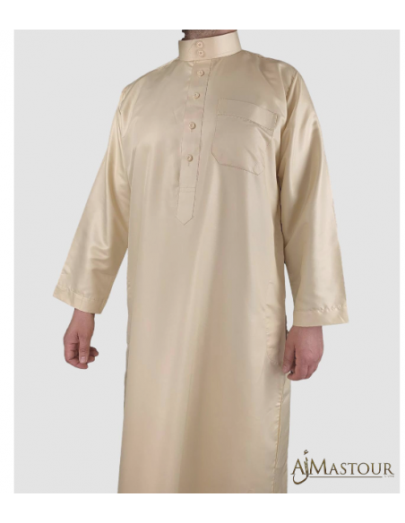 Beige Saoedi Qamis -Zein