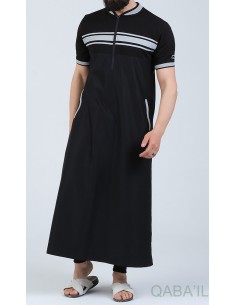 Qamis Navy III Schwarz - Qaba'il