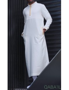 Qamis Eminence Long Ecru - Qaba'il