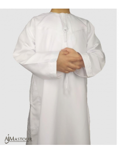Qamis Kind Omani Weiß 2