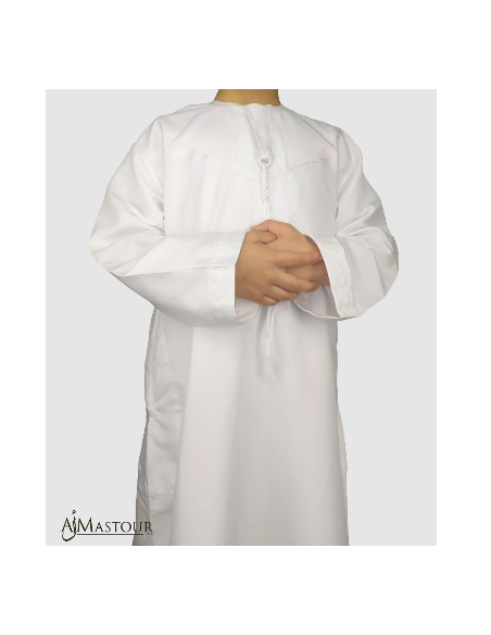 Qamis Kind Omaans Wit