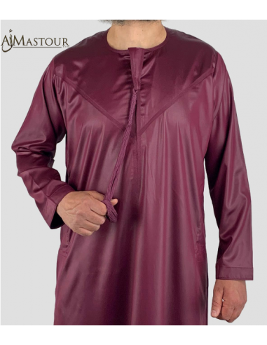 Emirati Qamis Bordeaux