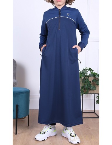 Qamis Ezox blauw voor kinderen - Qaba'il