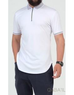 Polo Zip UP Weiß - Qaba'il 2