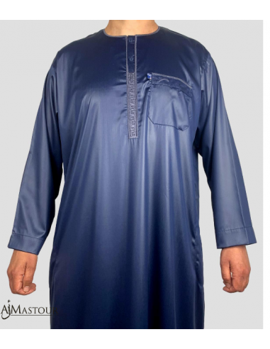 Qamis Ikaf Blauw