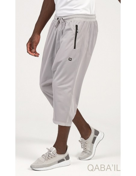 Saroual Pantacourt Lichtgrijs - Qaba'il