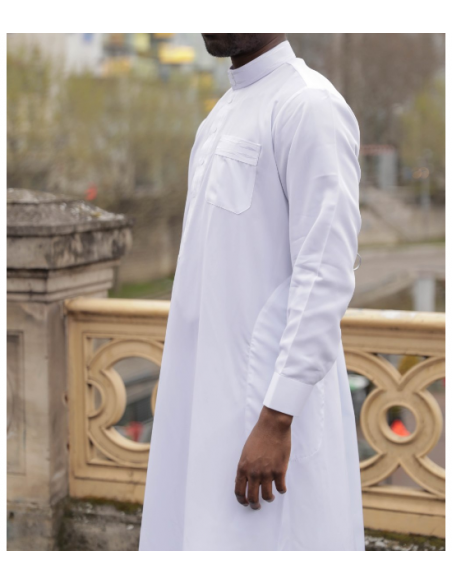 Qamis Zein met borduurwerk