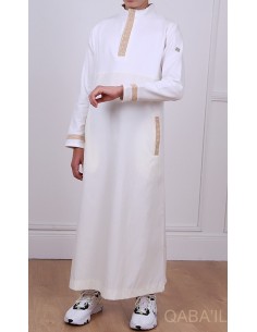Qamis Kind Eminenz Ecru - Qaba'il