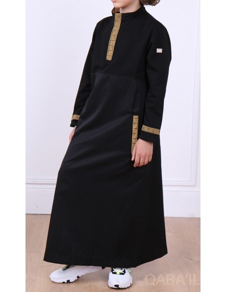 Qamis Eminence Schwarz und Gold - Qaba'il