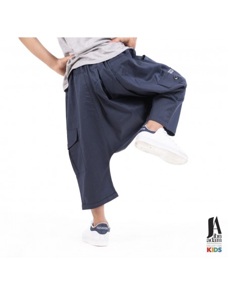 Sarouel Pantacourt Kinder Blau - Ibn adam