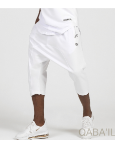 Sarouel Pantacourt Nautik weiß -Qaba'il