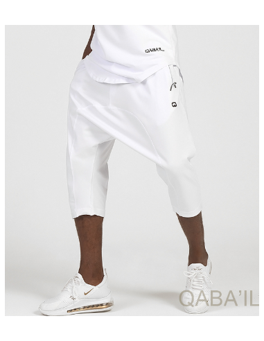 Saroual Pantacourt Nautik wit -Qaba'il
