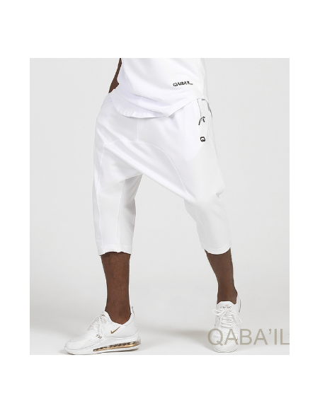 Saroual Pantacourt Nautik wit -Qaba'il