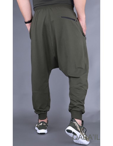 Athletik Khaki Jogging Harem - Qaba'il
